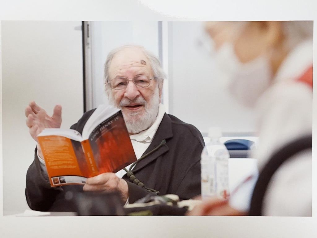 Willie Jones reading aloud